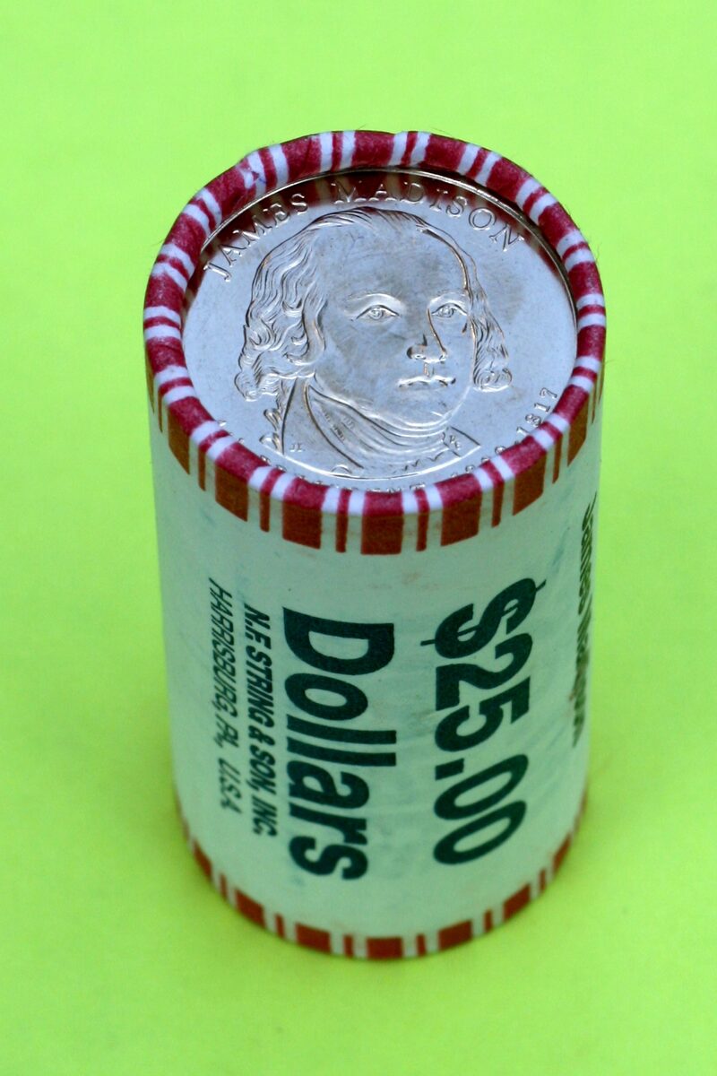 2010 06 28 James Madison 25USD coin roll