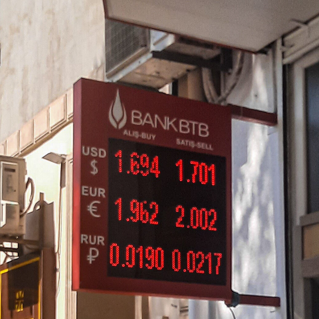 Bank BTB exchange rates