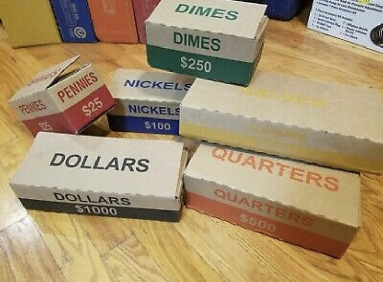 поиск монет в рулонах — Bank Boxes