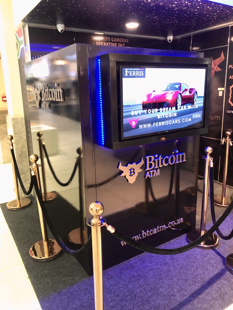 биткоин-банкомат — Bitcoin ATM in South Africa