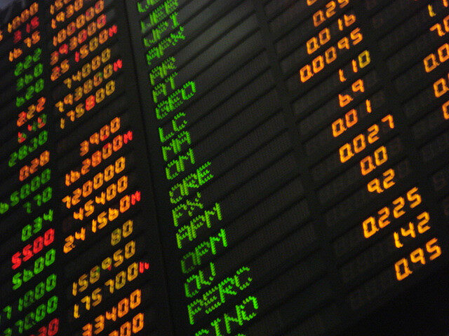 рынок сырьевых товаров — Philippine stock market board