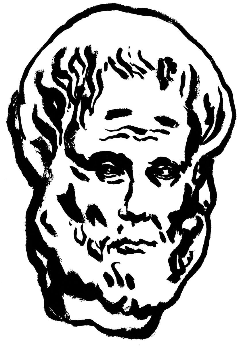 Portrait of Aristotle by Carl Krull